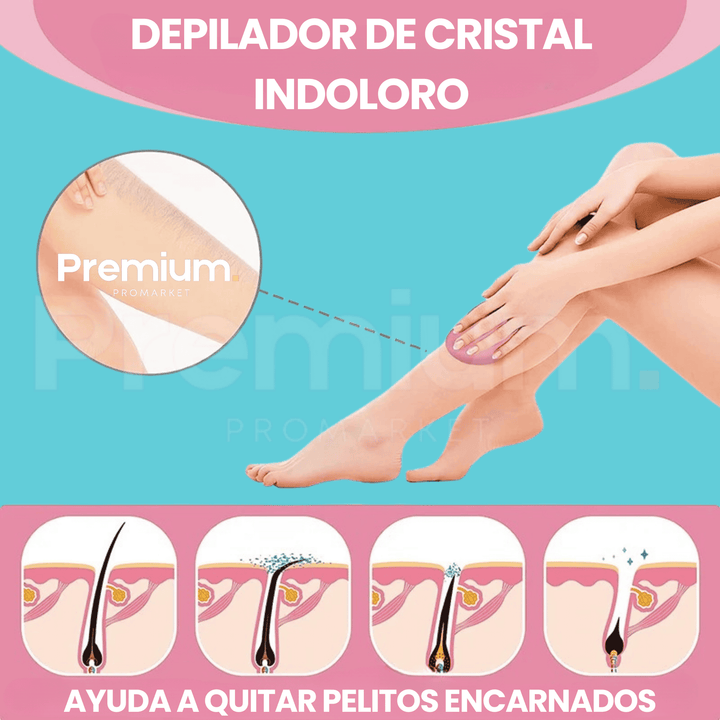 Depiladora Magica De Cristal Indolora (¡OFERTA!)