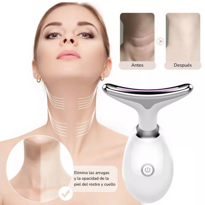 Rejuvenecedor facial LED 3 en 1 LUMINE:  Piel Firme y Revitalizada en TAN SOLO 5 Minutos